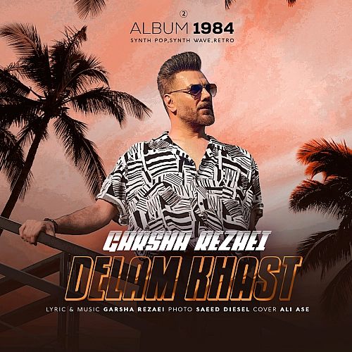 Cover artwork for Delam Khast by Garsha Rezaei